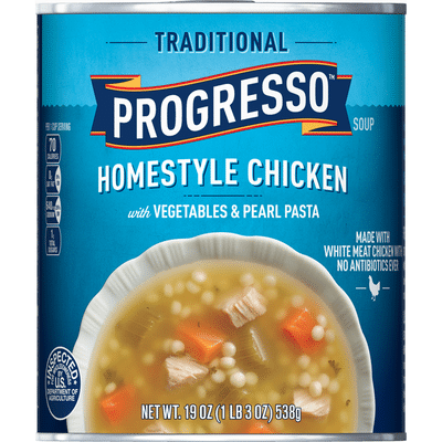 Progresso Traditional, Chicken with Vegetables & Pearl Pasta (19 oz ...