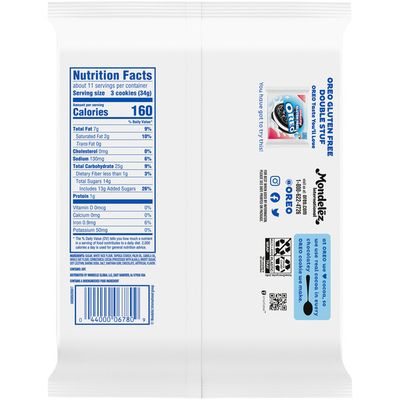 Oreo Gluten Free Chocolate Sandwich Cookies 133 Oz Delivery Or Pickup Near Me - Instacart