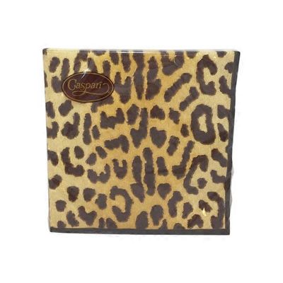 Caspari Zanzibar Black Luncheon Napkins