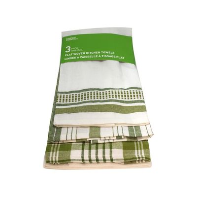 Essential Everyday Flat Woven Kitchen Towels