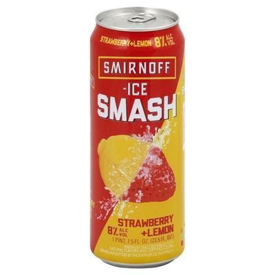 Smirnoff Smash Strawberry Lemon Malt Beer 235 Fl Oz - Instacart