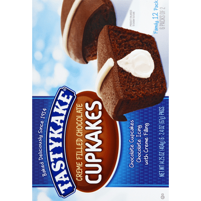 Tastykake Creme Filled Chocolate Cupcakes