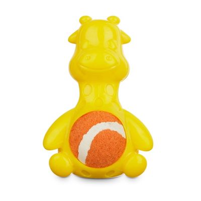 Leaps & Bound Extra Small Giraffe Tennis Ball Dog Toy