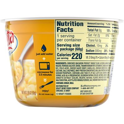 Kraft Velveeta Shells & Cheese Original Microwavable Shell Pasta & Cheese Sauce