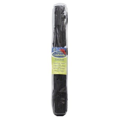 Gotta Be Hawaiian Umbrella, Wind Proof, Black w/ White, Compact, 42 Inch