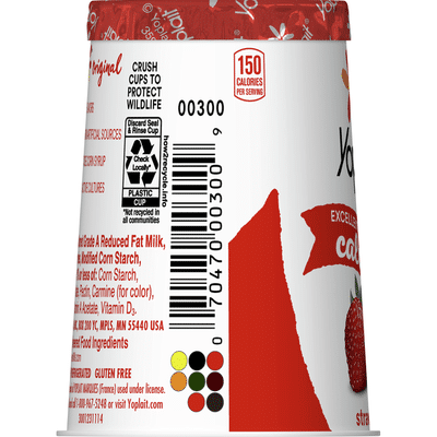 Yoplait Yogurt, Lowfat, Original, Strawberry