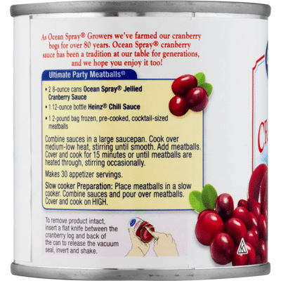 Ocean Spray Cranberry Sauce, Jellied