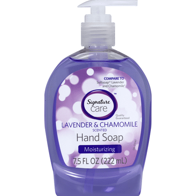 Signature Care Hand Soap, Moisturizing, Lavender & Chamomile Scented