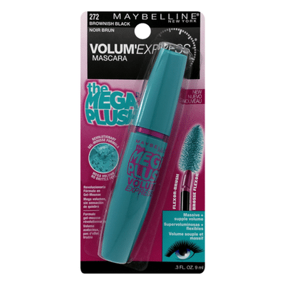 Maybelline The Mega Plush Volum'Express Mascara, Brownish Black 272