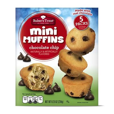 Baker's Treat Chocolate Chip Mini Muffins