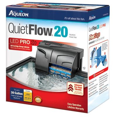 Aqueon Quiet Flow Aquarium Power Filters Quiet Flow 20