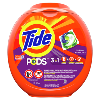 Tide Pods Liquid Laundry Detergent Pacs, Spring Meadow
