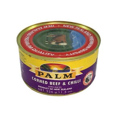 Palm Corned Beef & Chili With Juices
