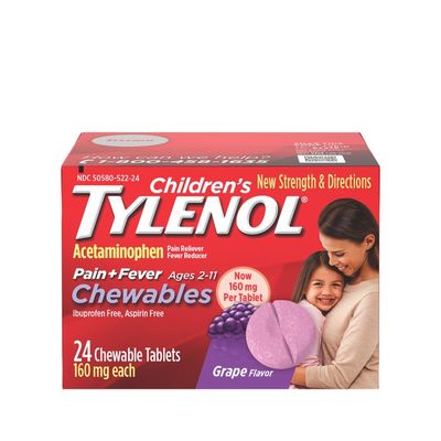 TYLENOL Chewables, Grape