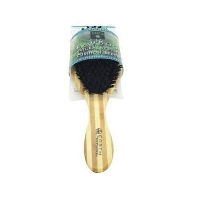 Earth Therapeutics Regular Bamboo Natural Bristle Cushion Brush