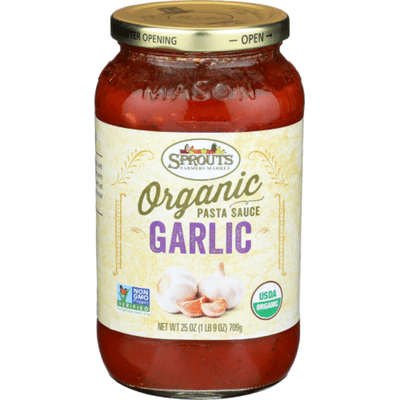 Sprouts Organic Garlic Pasta Sauce