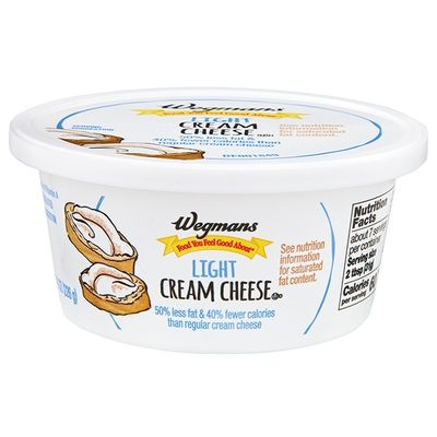 Wegmans Food You Feel Good About Cream Cheese, Light