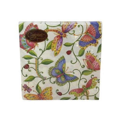 Caspari Parvaneh's Garden Paper Cocktail Napkins