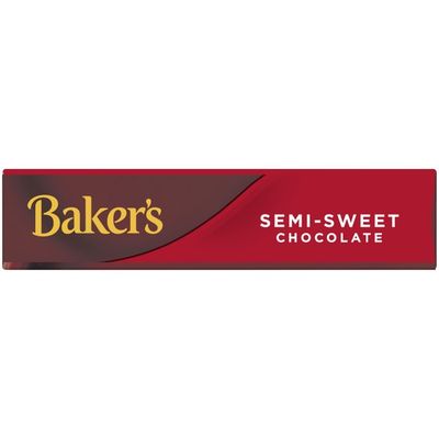Baker'S Semi-Sweet Chocolate Premium Baking Bar with 56% Cacao