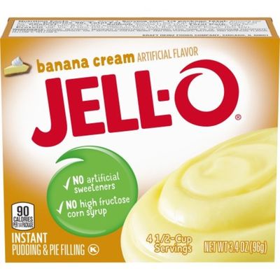 Jell-O Banana Cream Instant Pudding & Pie Filling Mix