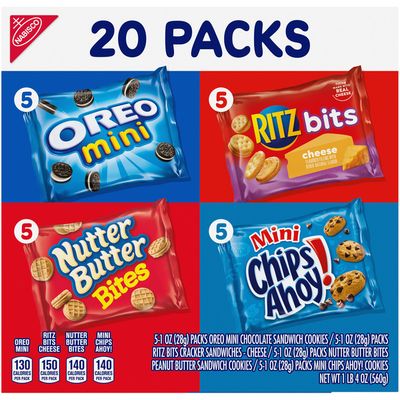 Nabisco Variety Pack Classic Mix Cookies & Crackers, 5 Varieties