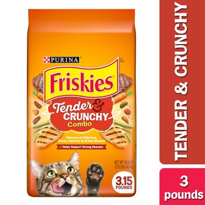 Purina Friskies Dry Cat Food, Tender & Crunchy Combo