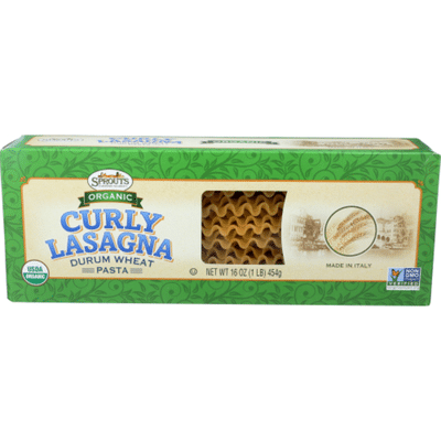 Sprouts Organic Curly Lasagna Pasta