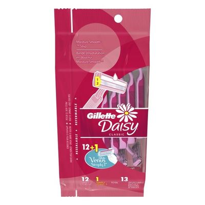 Daisy Simply Venus Women's Disposable Razor (12+1 Bonus)