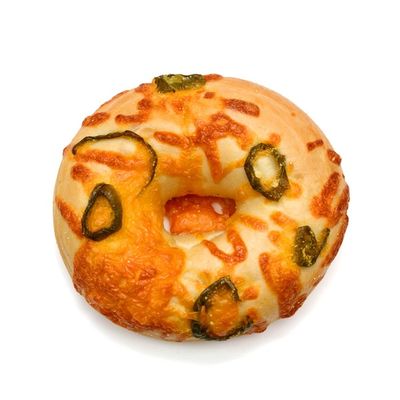 Loose Jalapeno Cheddar Bagel