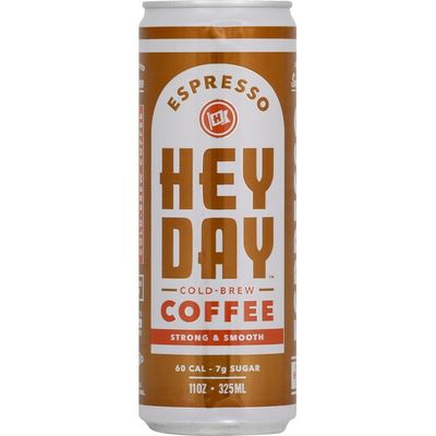 Heyday Coffee, Cold Brew, Espresso, Strong & Smooth