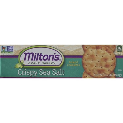 Milton's Craft Bakers Baked Crackers Crispy Sea Salt