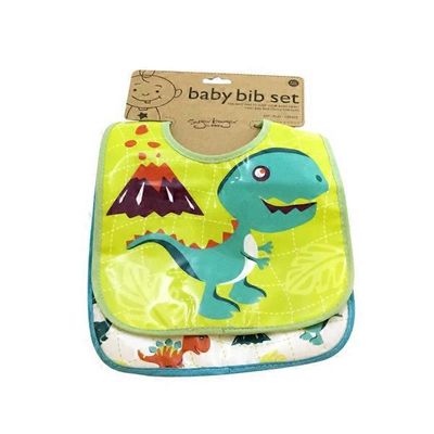 Sugarbooger PVC Free Prehistoric Pals Bib Set