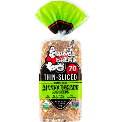 Dave's Killer Bread Thin-Sliced 21 Whole Grains and Seeds Organic Bread