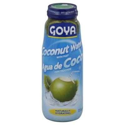 Goya Coconut Water with Pulp, Real Coconut Pieces