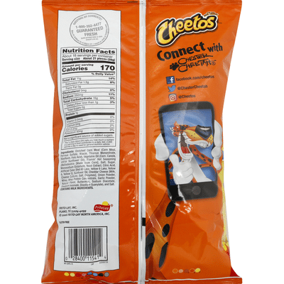 cheetos crunchy flamin hot 8.5 oz barcode