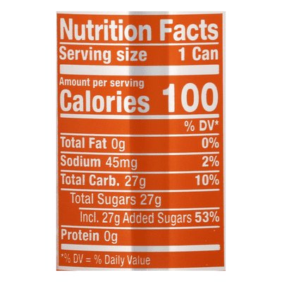 Crush Soda, Orange