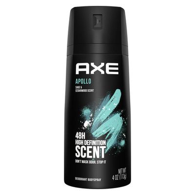 Axe Dual Action Body Spray Deodorant Apollo