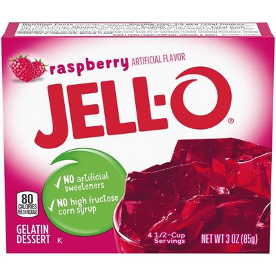 Jell-O Raspberry Gelatin Dessert Mix