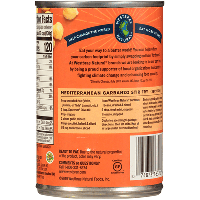 Westbrae Natural Organic Garbanzo Beans