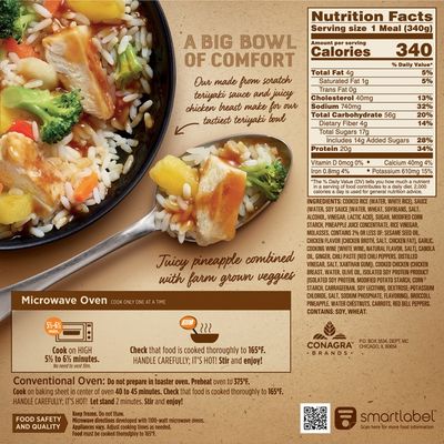 Marie Callender's Sweet Pineapple Chicken Teriyaki Bowl