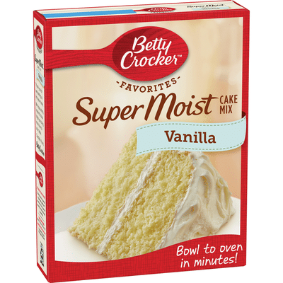 Betty Crocker Super Moist Vanilla Cake Mix