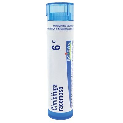 Boiron Cimicifuga Racemosa 6C, Homeopathic Medicine for Menstrual cramps improved by lying down