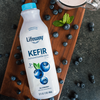 Lifeway Blueberry Cultured Lowfat Milk