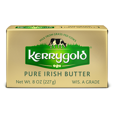 Kerrygold Grass-Fed Pure Irish Salted Butter Foil, (WI)