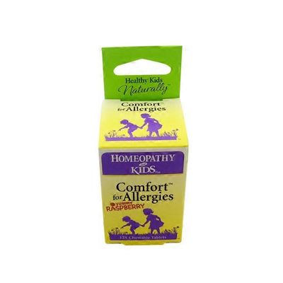 Homeopathy For Kids Comfort for Allergies, Yummy Raspberry Chewable Tablets