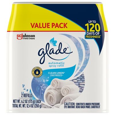 Glade Automatic Spray Air Freshener Clean Linen