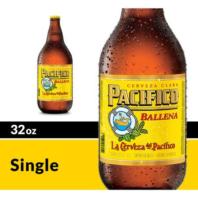 Pacifico Clara Mexican Lager Beer Bottle
