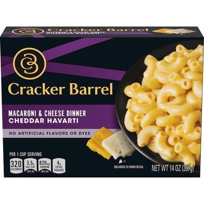 Cracker Barrel Cheddar Havarti Macaroni & Cheese Dinner