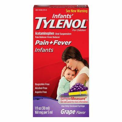 TYLENOL Infants' Tylenol Oral Suspension, Grape