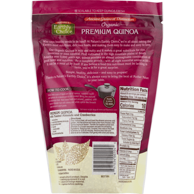 Nature's Earthly Choice Quinoa, Premium, Organic